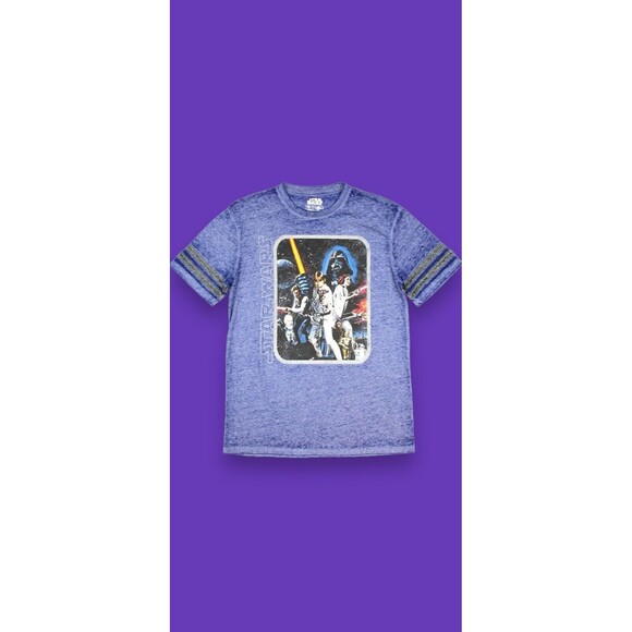 Star Wars Vintage Image Movie Poster Hockey Graphic T-Shirt Unisex New Large NWT - Picture 1 of 2